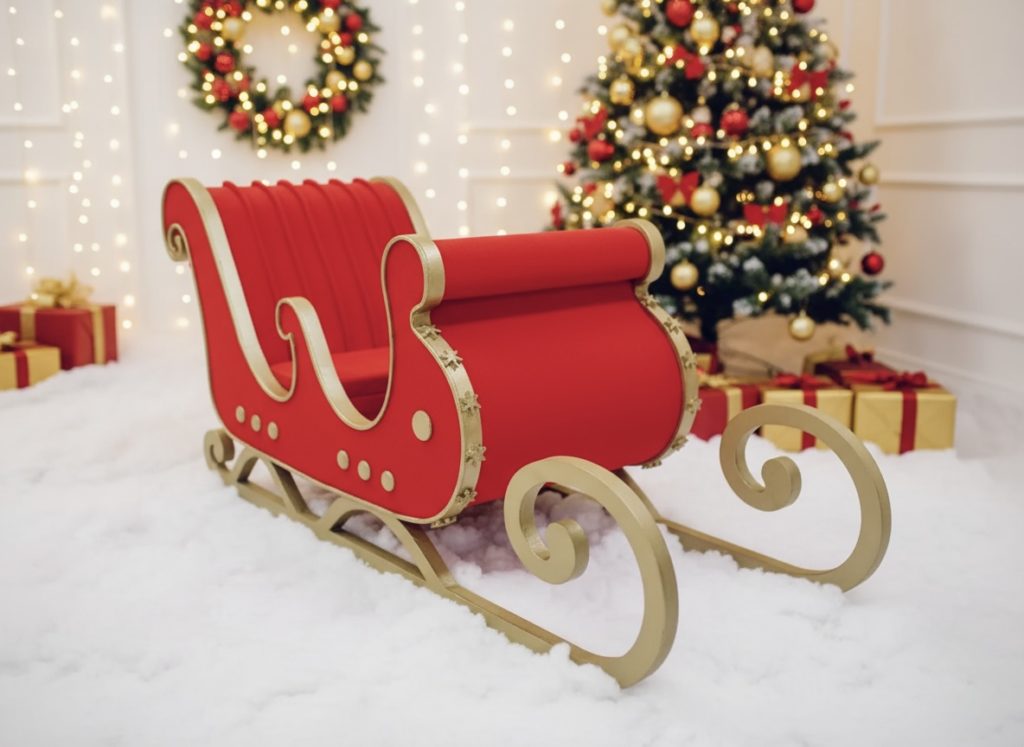 Новогодние фигуры из стеклопластика