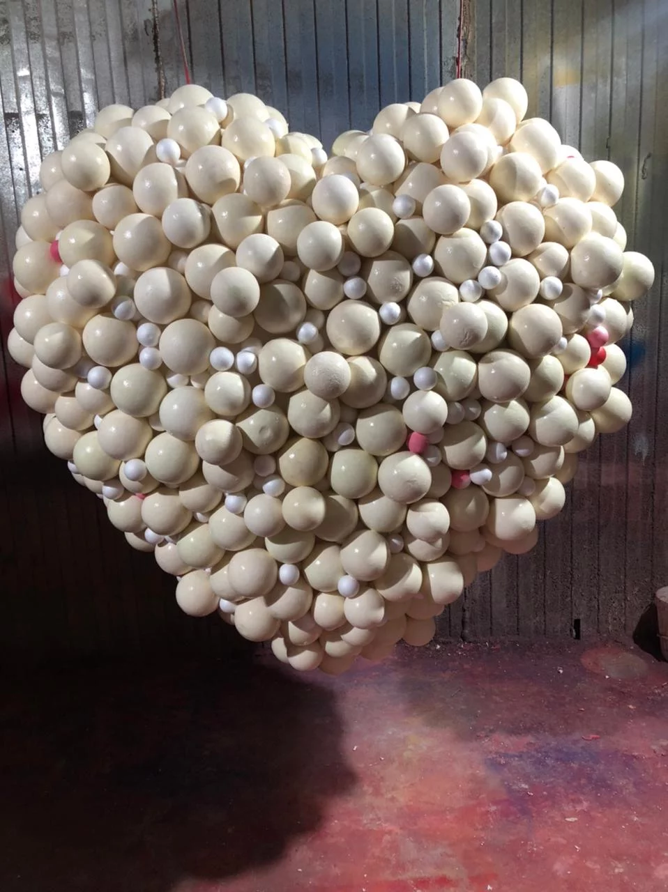 Сердце из пенопласта