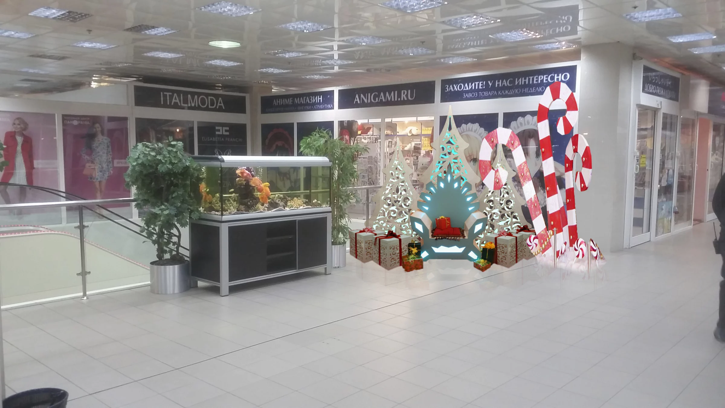 Сезонное оформление ТЦ