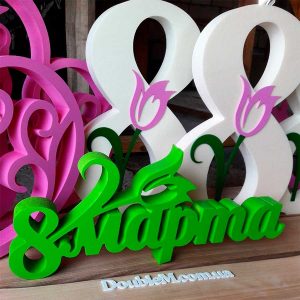 Цифры на 8 марта